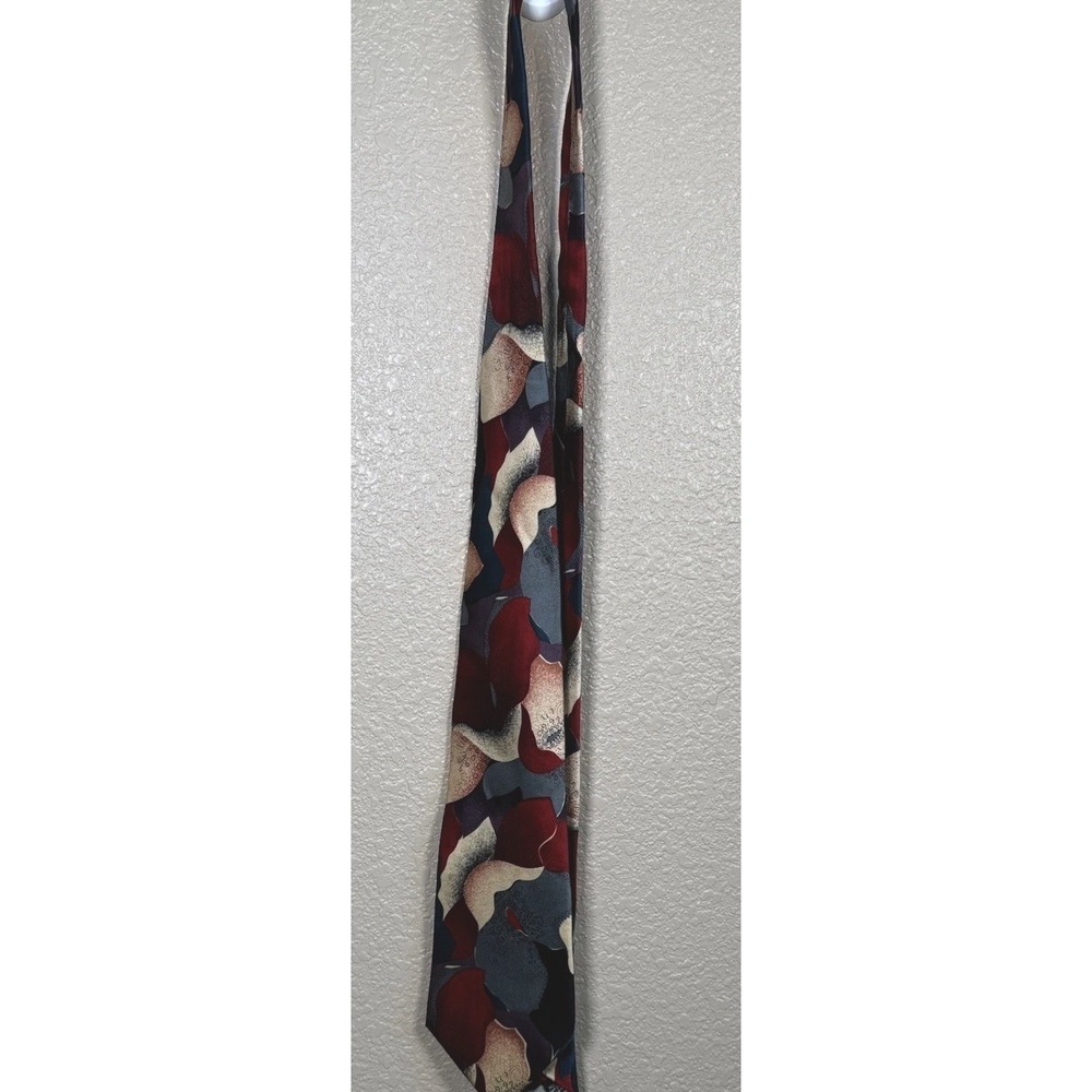 GIVENCHY Monsieur Men's Silk Tie Neck Tie Floral Multi-Color Classic